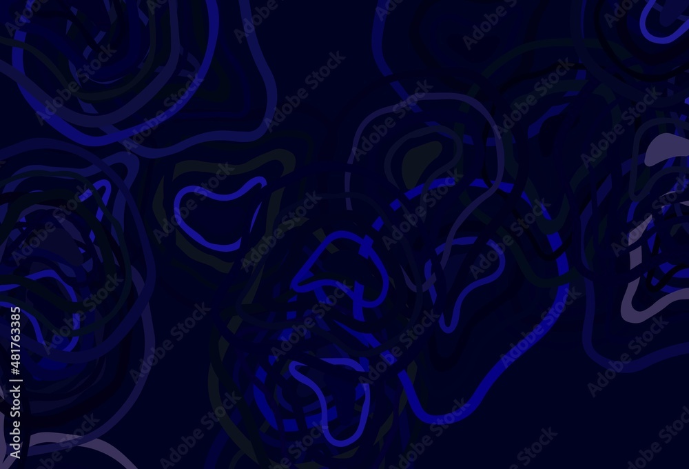 Light BLUE vector background with lines. Light BLUE vector background with lines.