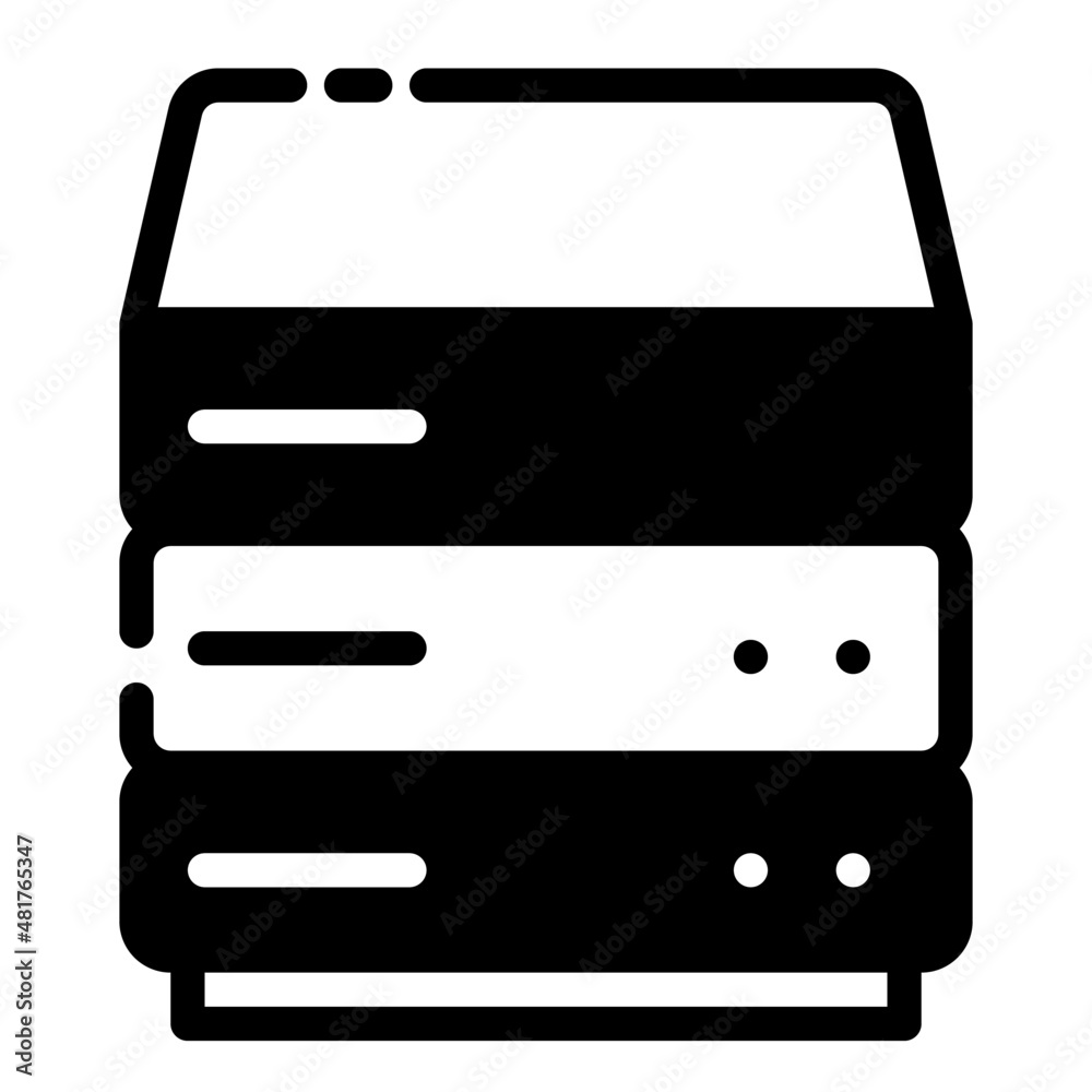 server hosting cloud storage icon solid style for cloud computing server hosting cloud storage icon solid style for cloud computing