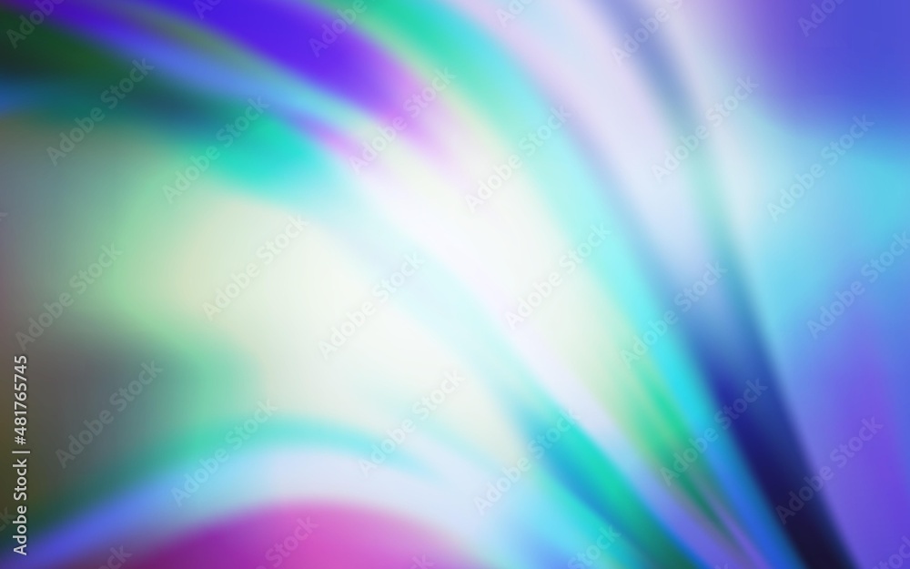 Light Pink, Blue vector blurred shine abstract template.