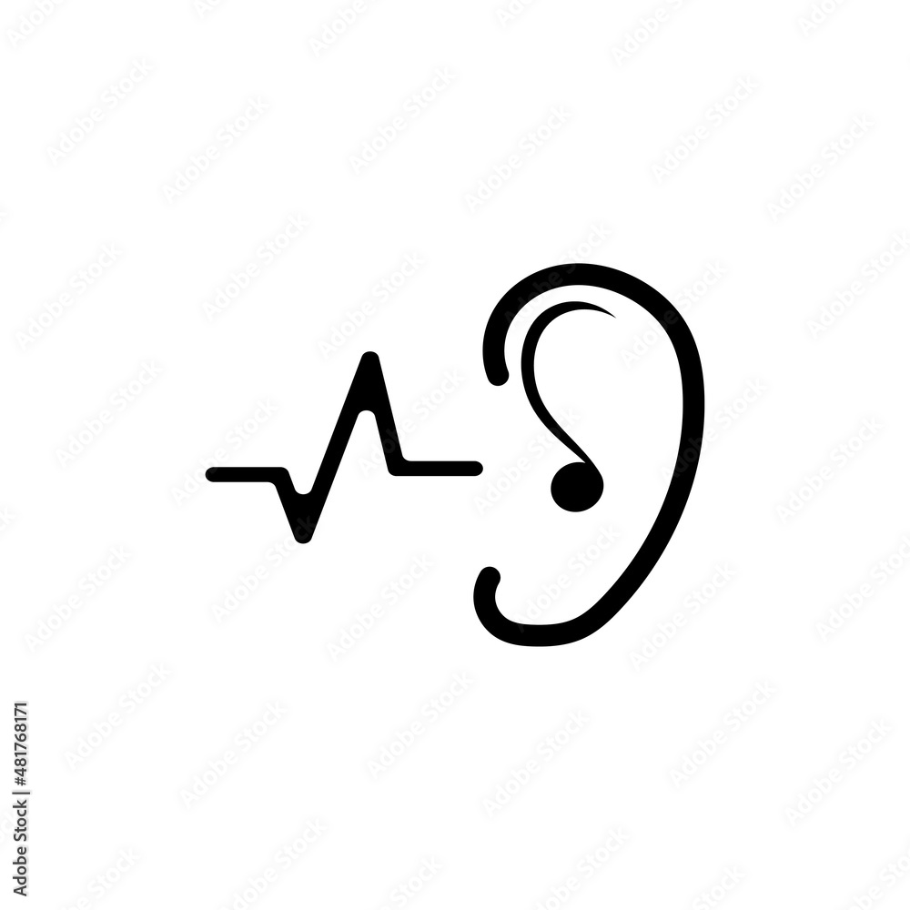 Hearing Logo Template vector icon design Hearing Logo Template vector icon design