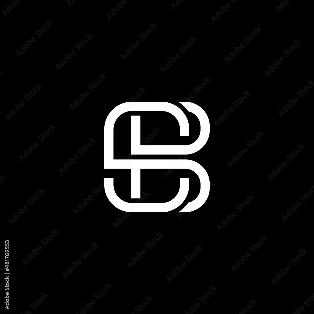 Letter SB or BS monogram logo vector, Suitable for any business. Letter SB or BS monogram logo vector, Suitable for any business.