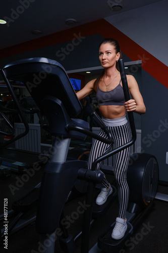 woman in a gym