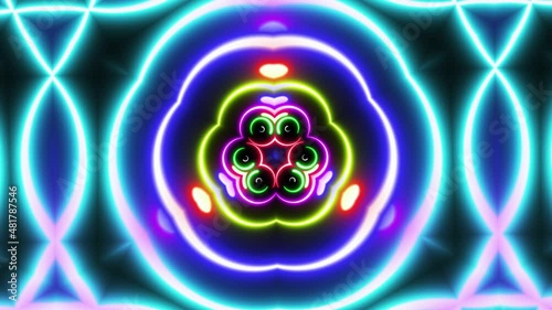 Lights Flashing Wall Showtec VJ Stage Floodlight 4K Blinder Blinking Lights Flash Club Flashlights Disco Lights Matrix Beam Lights Bulb Halogen Headlamp Lamp Nightclub Turn Off On Loop
