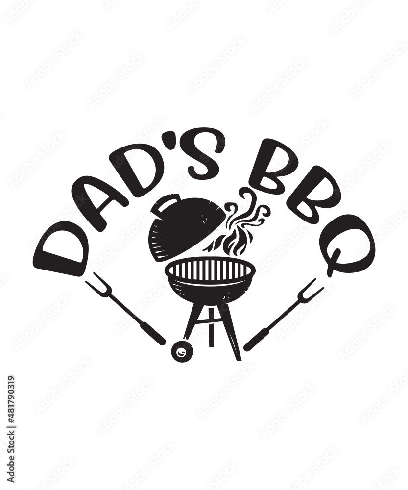 Barbecue Grill Bundle SVG Cut Files, Vector Printable Clipart, Funny ...