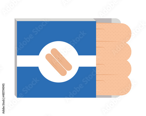 boxed medical band aids