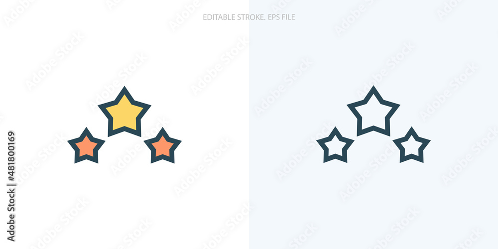 Reputation icon for your website, logo, app, UI, product print. Reputation concept flat Silhouette vector illustration icon. Editable stroke icons set. EPS file Reputation icon for your website, logo, app, UI, product print. Reputation concept flat Silhouette vector illustration icon. Editable stroke icons set. EPS file