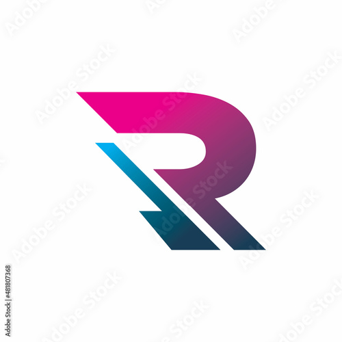 modern initial r letter logo design Free Download modern initial r letter logo design - GFXLoad