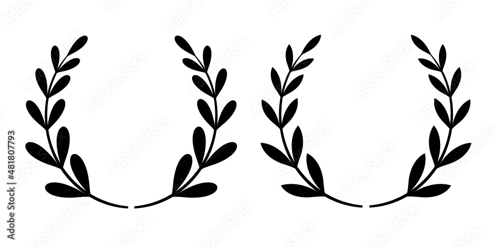 Wreath of deciduous branches Wreath of deciduous branches