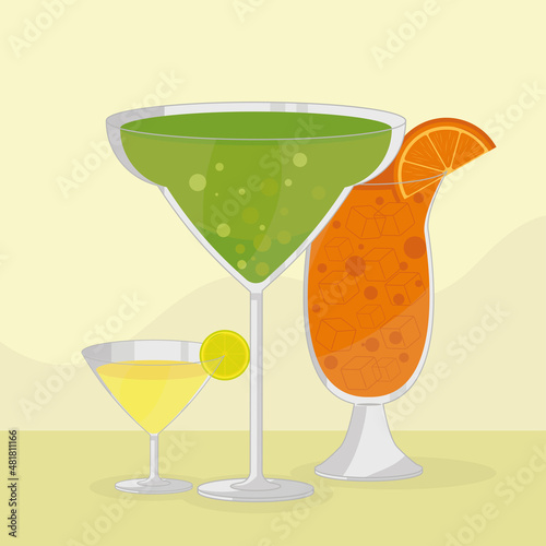 cocktails refreshing drinks