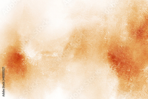 Abstract Orange Brown Watercolour Texture Background