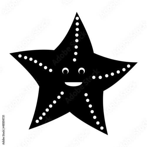 Star fish icon vector illustration 