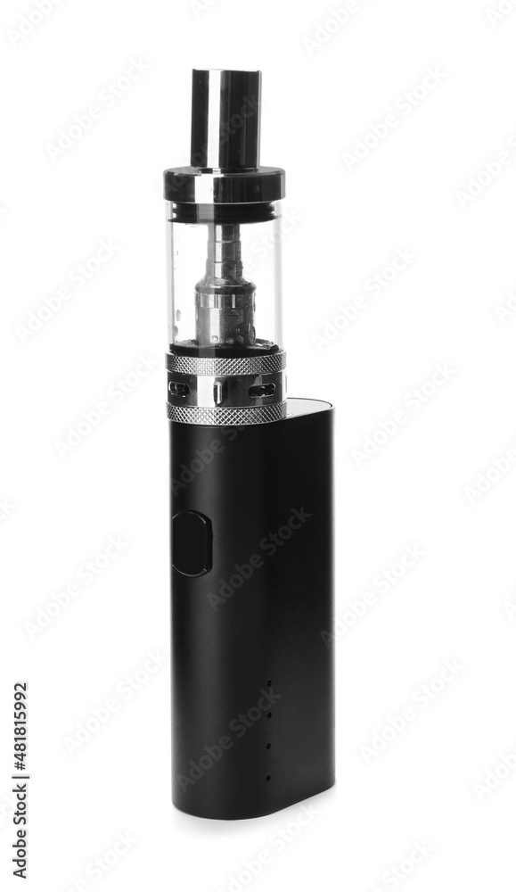 One electronic smoking device isolated on white One electronic smoking device isolated on white