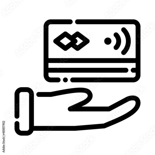 hand credit card pay payment ewallet wallet balance withdraw ecommerce icon