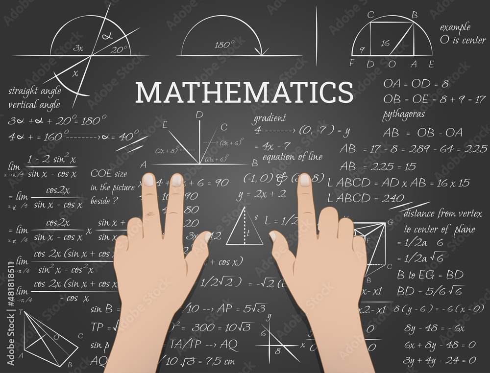 Someone who is busy working on math problems Someone who is busy working on math problems
