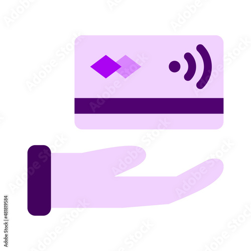 hand credit card pay payment ewallet wallet balance withdraw ecommerce icon