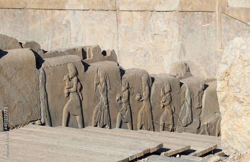 Canvastavla Ruins of ancient Persian capital Persepolis