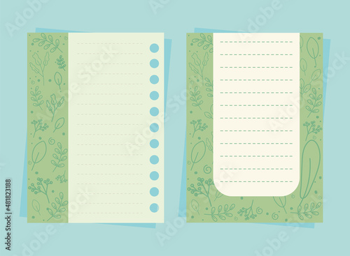 green papers empty
