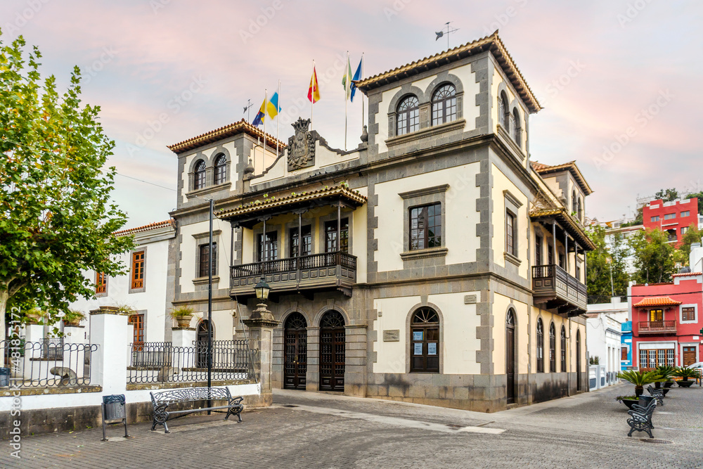 The old town hall in Teror, Gran Canaria, Spain