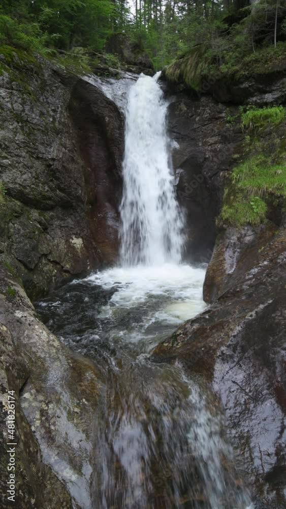 Hochfall falls at the Bavarian Forest, Bavaria, Germany Hochfall falls at the Bavarian Forest, Bavaria, Germany