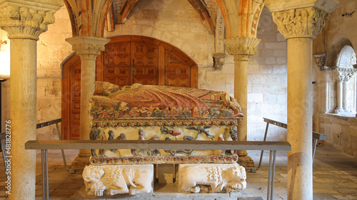 Konstfotografi Sala Capitular y Sepulcro de San Pedro de Osma, Catedral de Burgo de Osma, Burgo