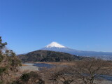 富士山と河川敷