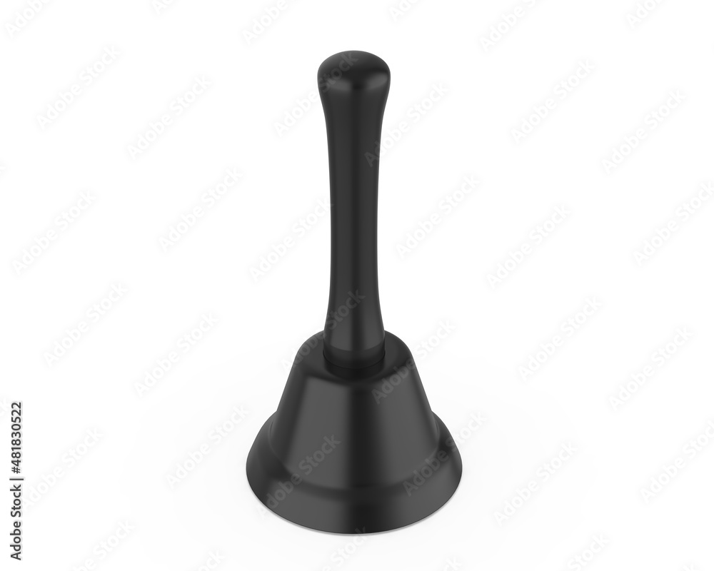 Blank Handheld Bell to Ring for Beer, Service Bell Gag Gift, Beer Lover Gift template, 3d render illustration. Blank Handheld Bell to Ring for Beer, Service Bell Gag Gift, Beer Lover Gift template, 3d render illustration.