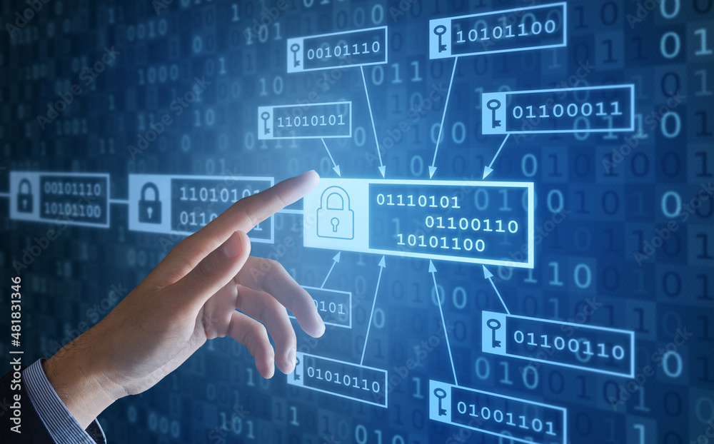 Blockchain financial tech to secure for online payments and money transaction Blockchain financial tech to secure for online payments and money transaction