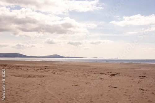 Wales coastline in the summertime.
