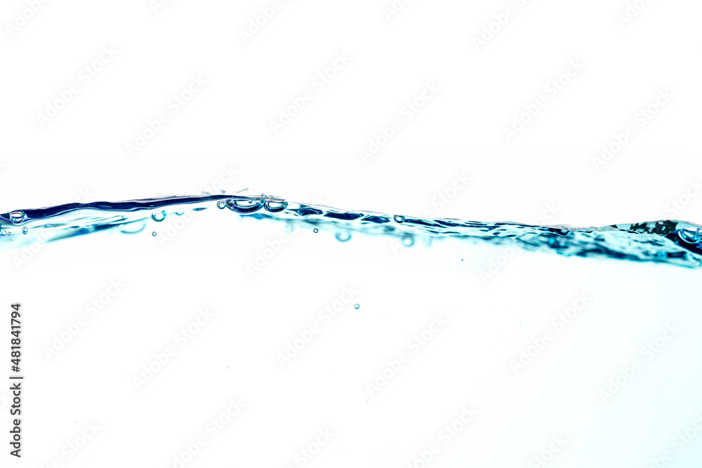 Water splash with bubbles of air, isolated on the white background. Water splash with bubbles of air, isolated on the white background.