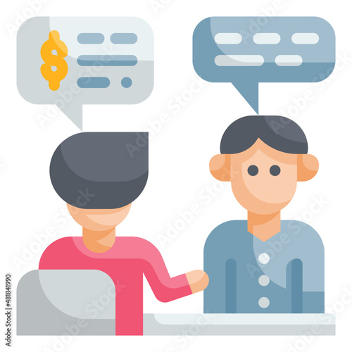 consulting flat icon