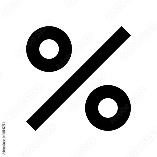 Percent Icon, Percent Vector