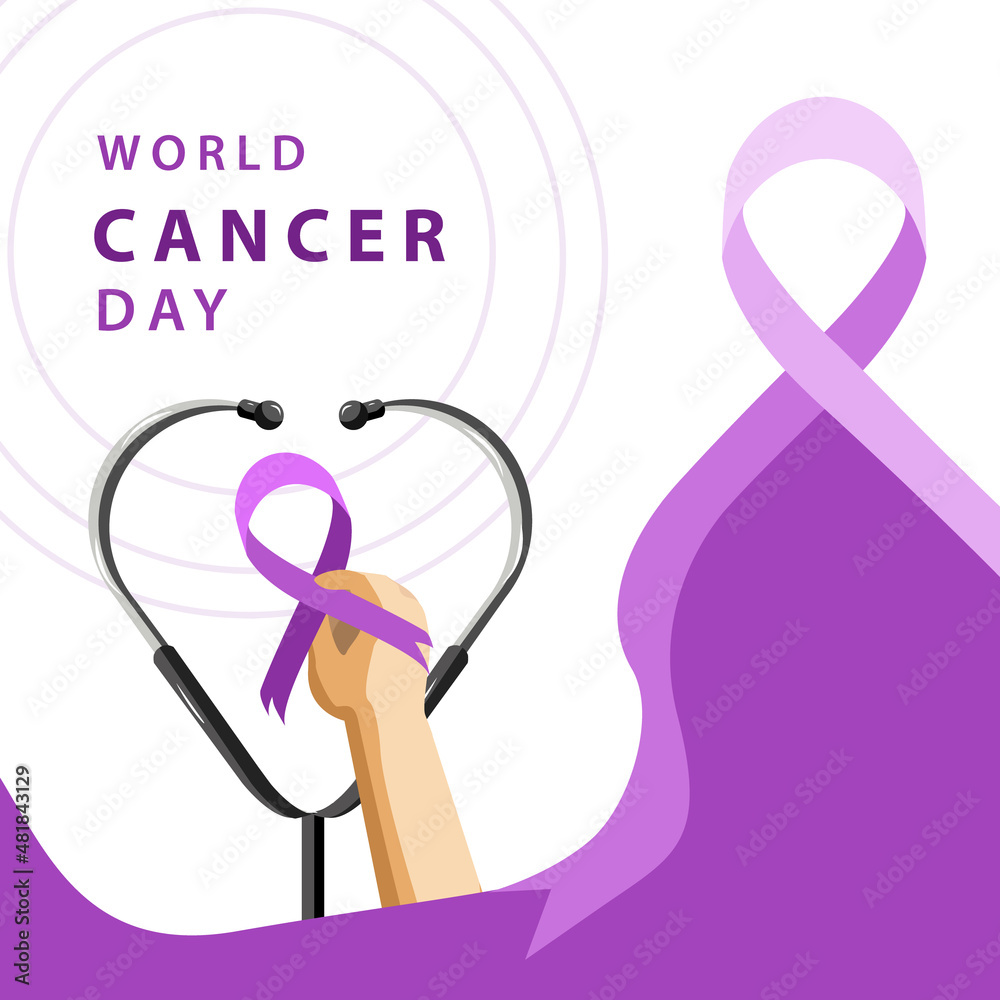 World Cancer Day Vector Illustration