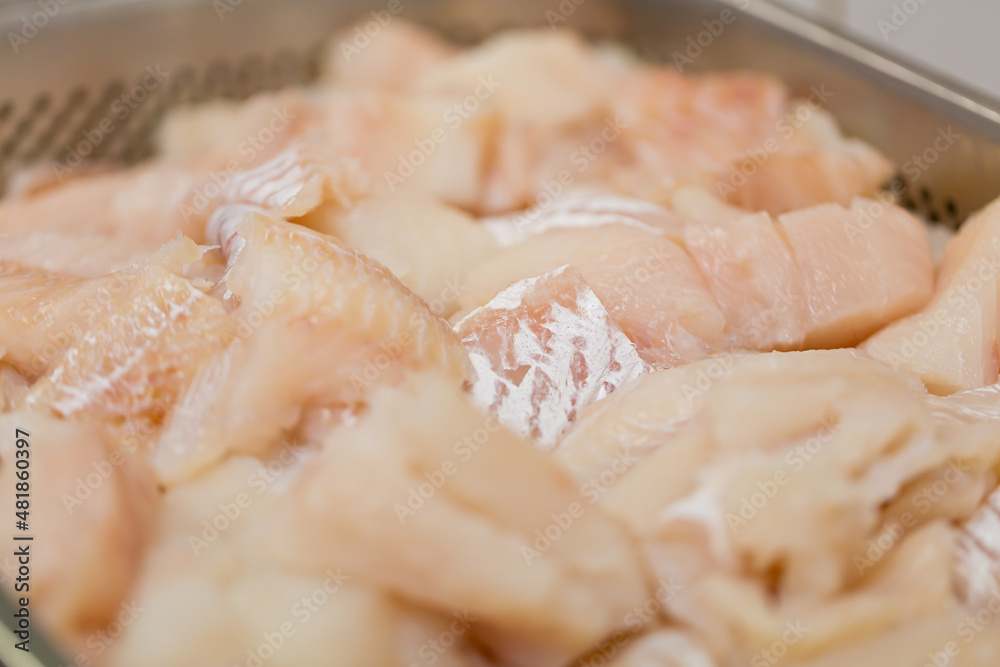 Dorsch Filets in Gastrowanne fertig zur Zubereitung Dorsch Filets in Gastrowanne fertig zur Zubereitung