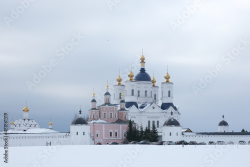 Svensky Monastery in winter in Russia