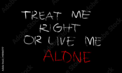 motivational words written by hand with basic colors black and white	
