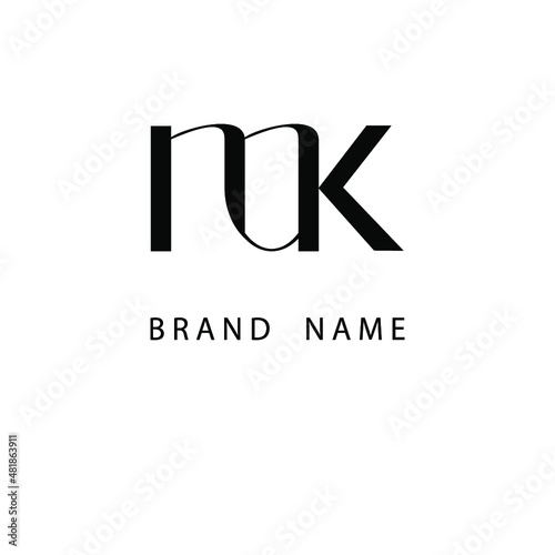 mak letter logo. Icon Design Template Element