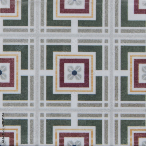 Tiles - Vintage with geometric pattern v2