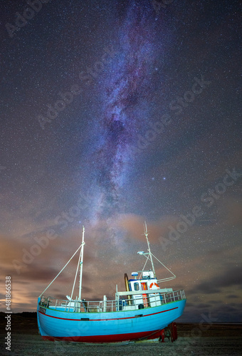 Milky Way - slettestrand Danmark photo