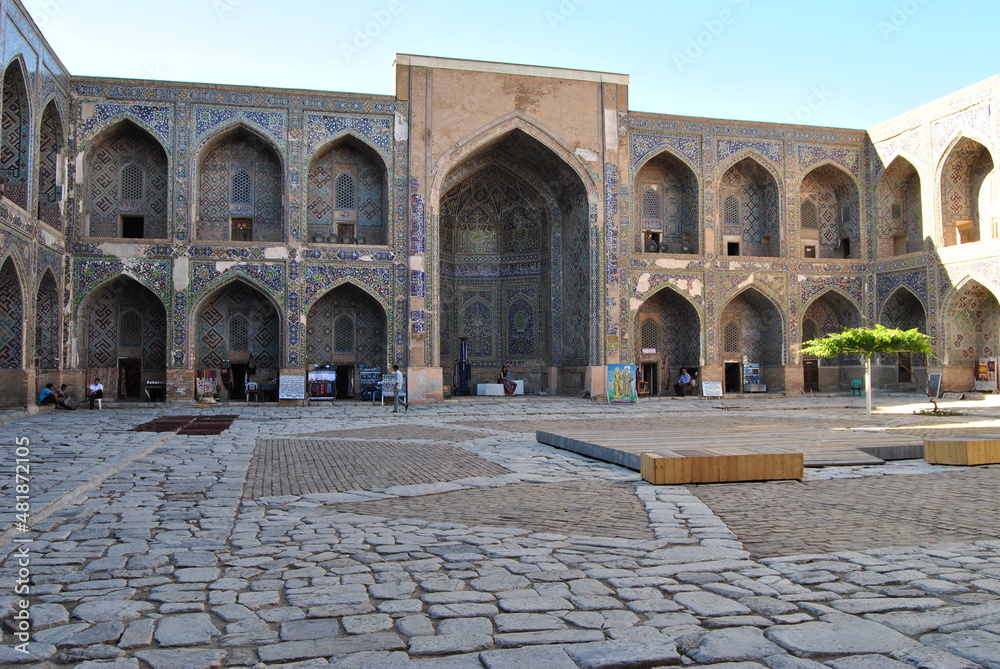 Mosques of Samarkand. Madrasah. Uzbekistan.