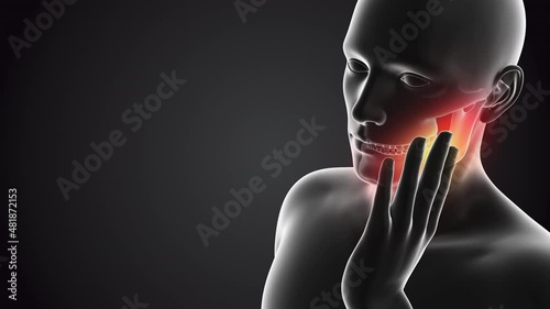 Human having pain in Jaw	
 photo