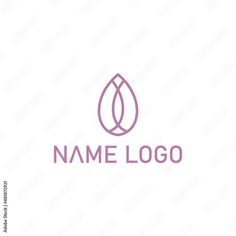 Abstract beauty luxury Logo Design Template