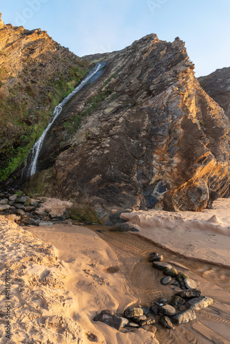 Cascata da Praia dos Alteirinhos. Zambujeira do Mar photo