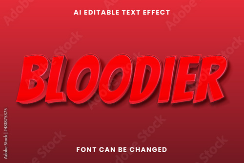 Bloodier Text Effect