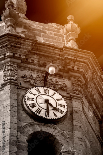 potosi bolivia, catedral santa basílica, gran reloj photo