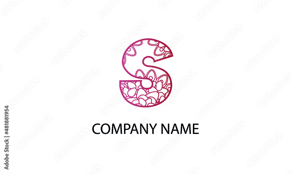 Letter S abstract monogram vector logo template Letter S abstract monogram vector logo template