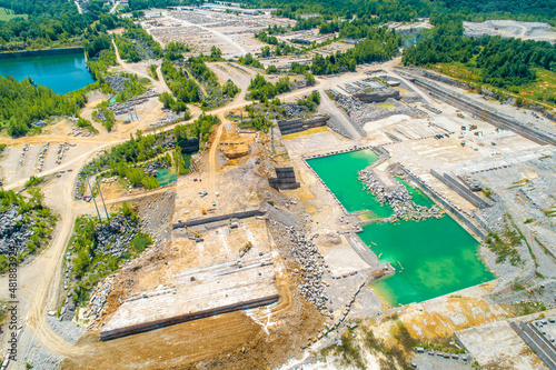 Limestone Quarry Aerial Images - Indiana Limestone - Empire Quarry - 