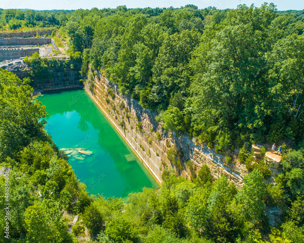 Limestone Quarry Aerial Images - Indiana Limestone - Empire Quarry - 