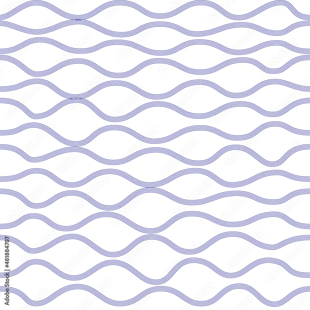 Seamless pattern, wave, brush art, illustration Seamless pattern, wave, brush art, illustration