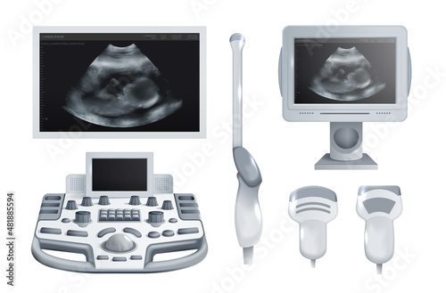 Realistic Ultrasound Equipment