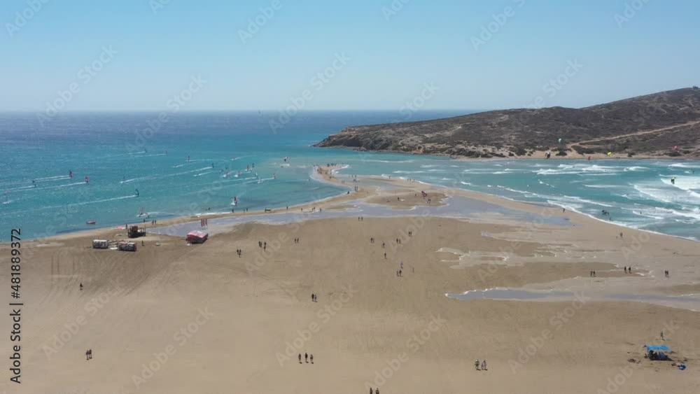 Rhodes Prasonisi windsurfing aerial shot 10 Rhodes Prasonisi windsurfing aerial shot 10
